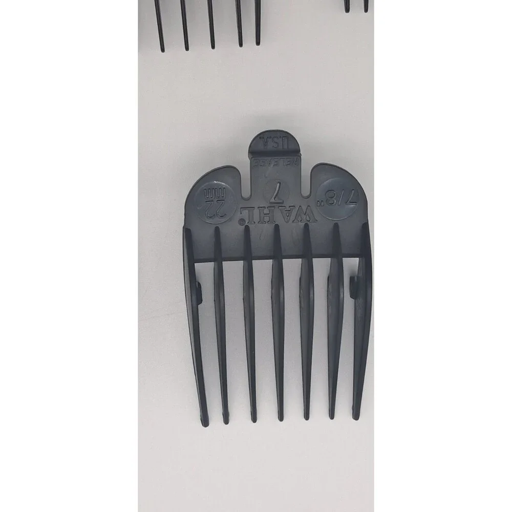 Wahl Genuine Secure-Fit Clipper Guard Set, 22 Guards #1-#8 Double Set Taper Set
